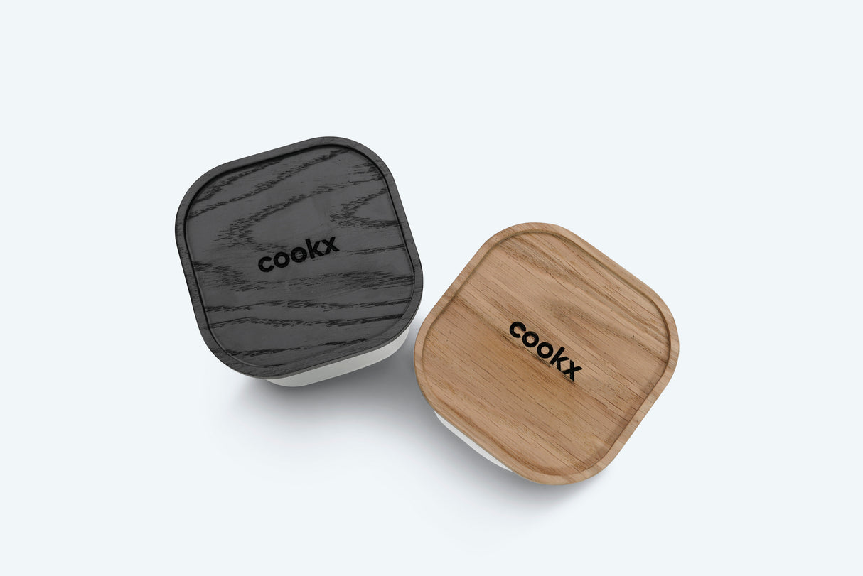 Voorraadpot/Bewaarpot - Recht model - Maat S & M - Zwart of nature