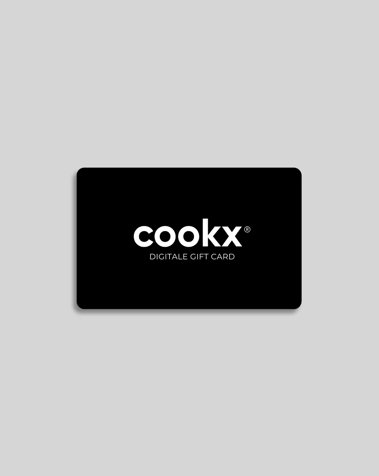 Digitale Cadeaubon COOKX - Kies uw eigen bedrag.