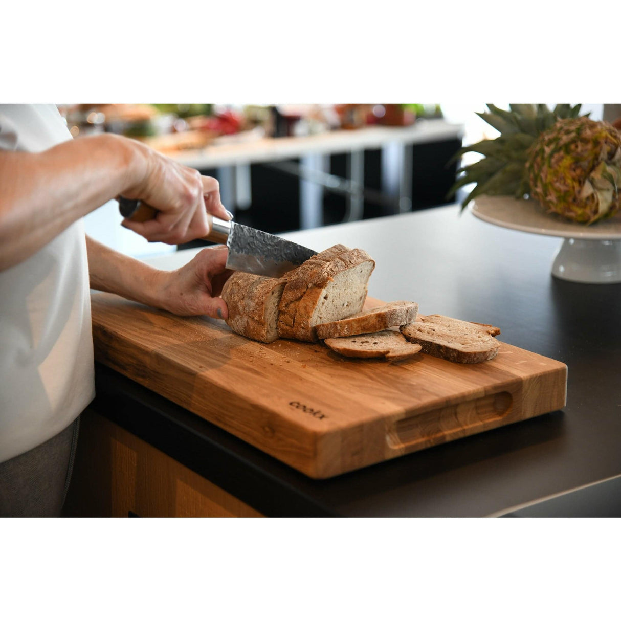 Hakblok/snijplank eikenhout - Bestseller COOKX