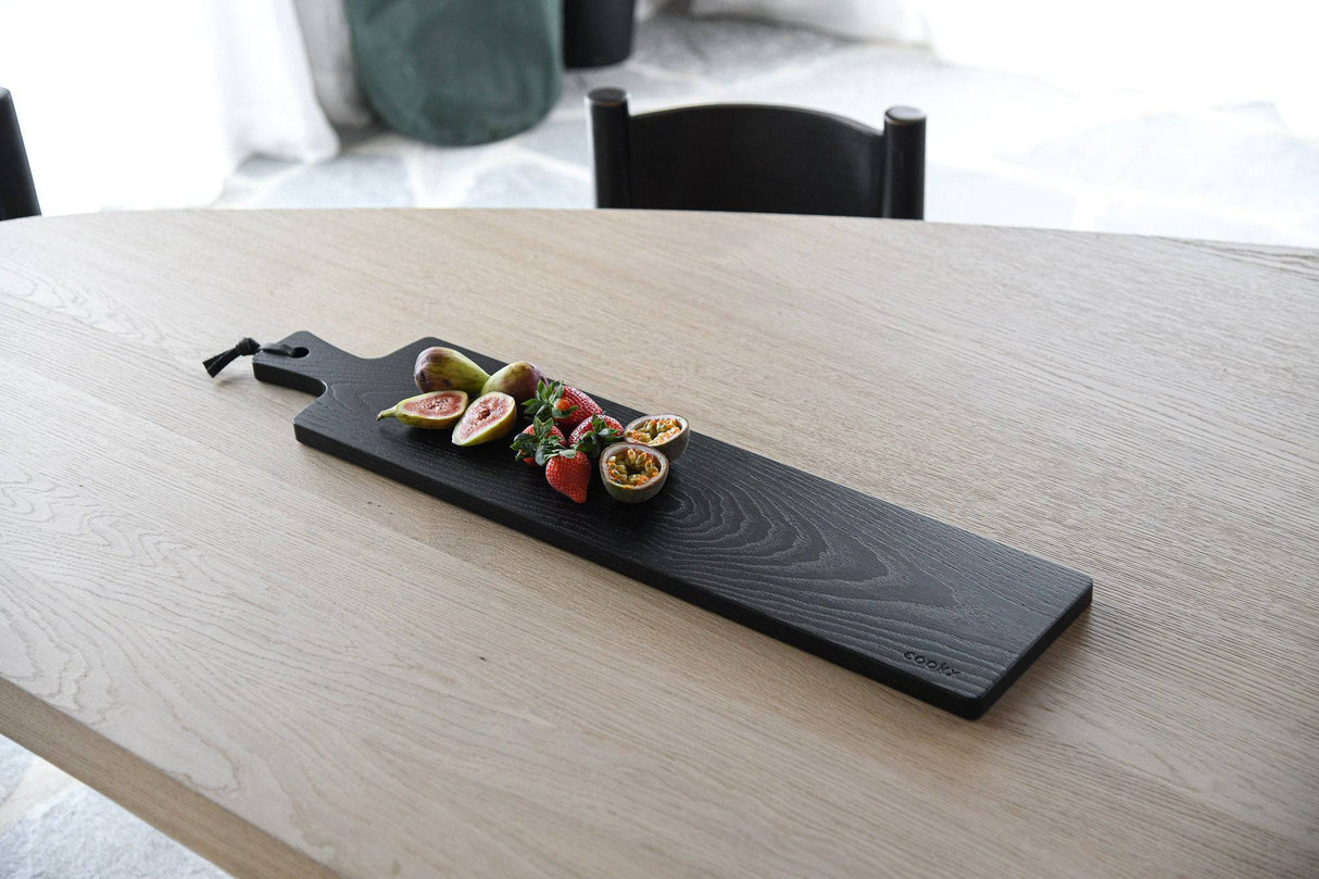 Planche de Service en Chêne - Noir Mat - Taille L