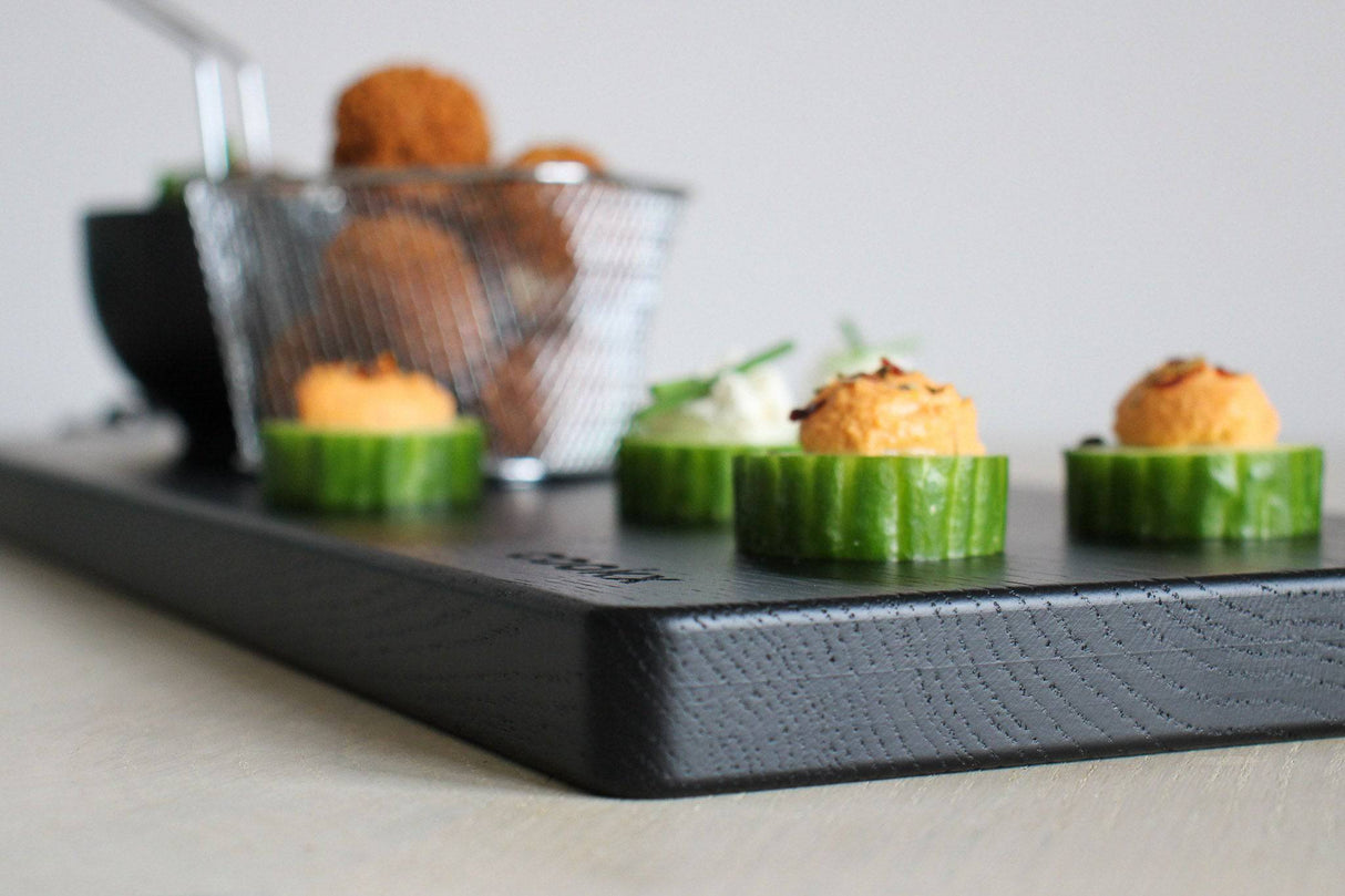 Planche de Service en Chêne - Noir Mat - Taille M