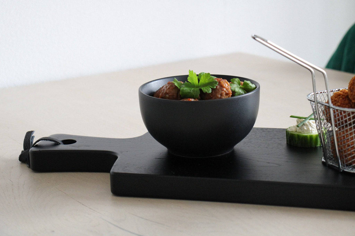 Planche de Service en Chêne - Noir Mat - Taille M