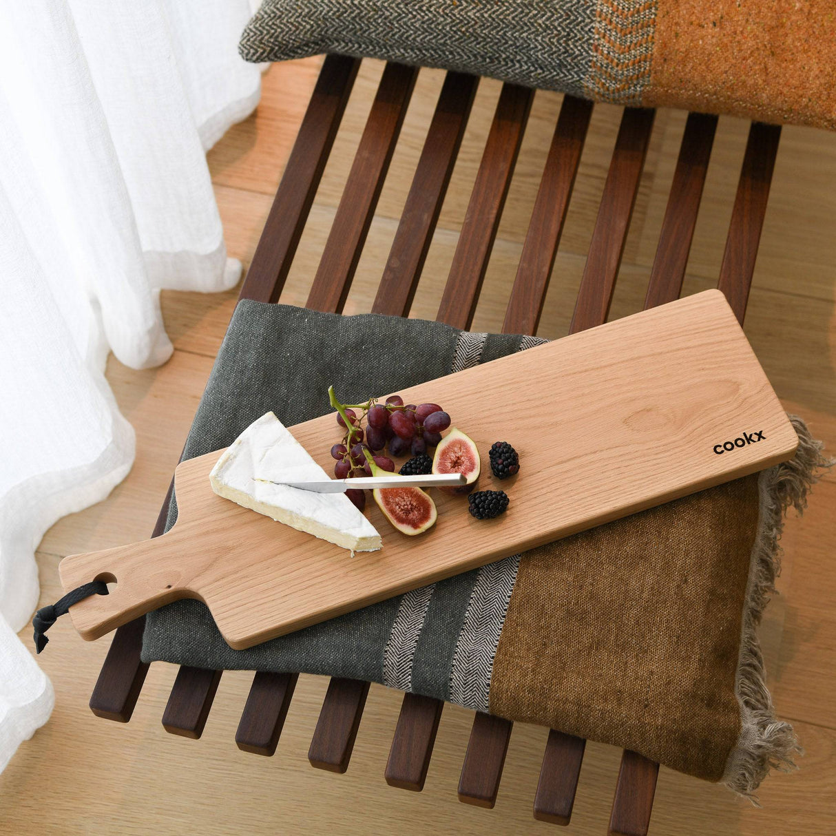 Planche de Service en Chêne - Blanc Nature - Taille M