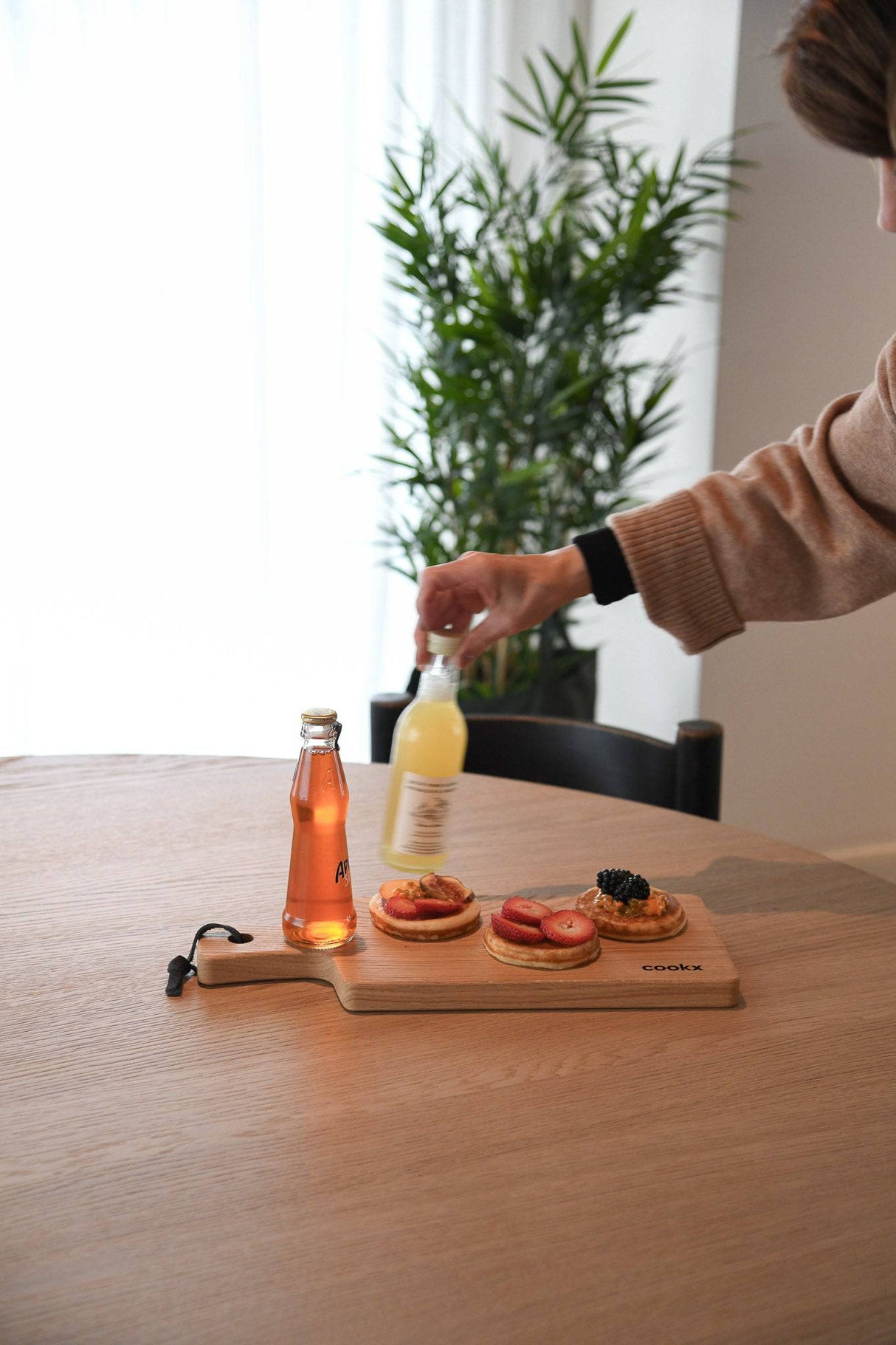Planche de Service en Chêne - Blanc Nature - Taille S