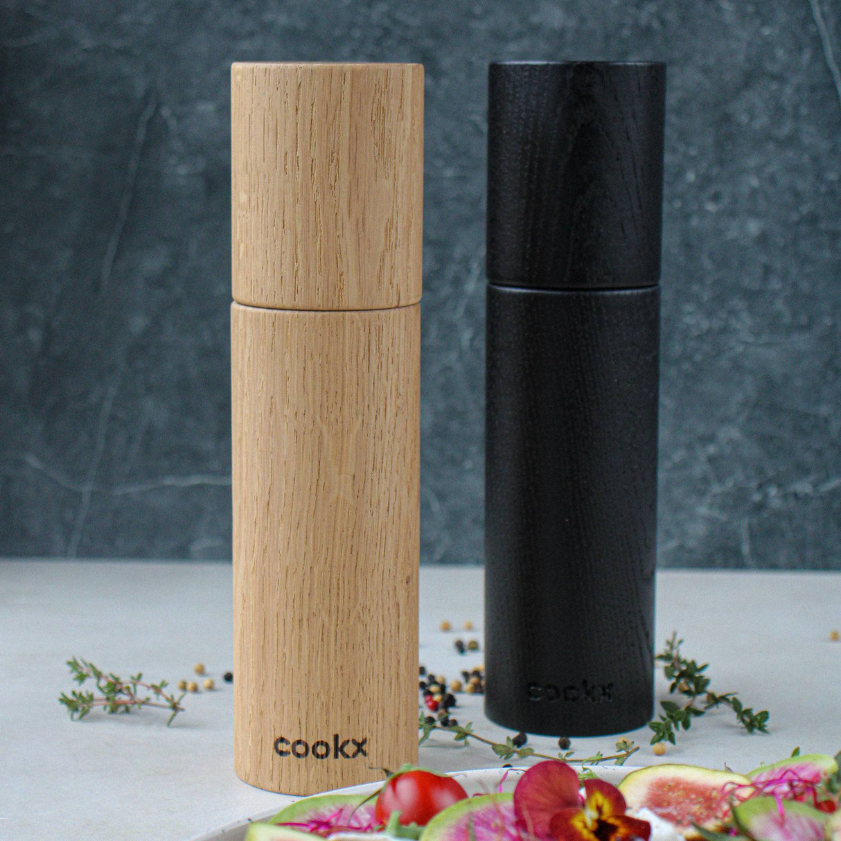 Zout en Pepermolens - Massief Eikenhout - COOKX
