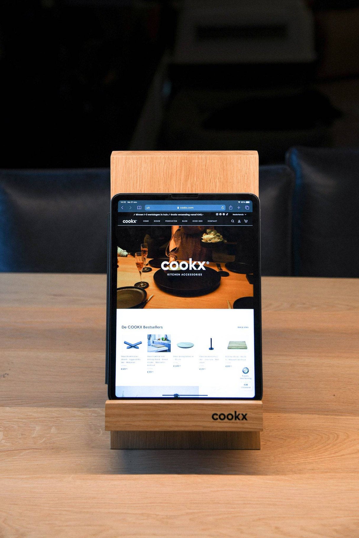 Kookboekstandaarden - Eiken houtkleur - COOKX