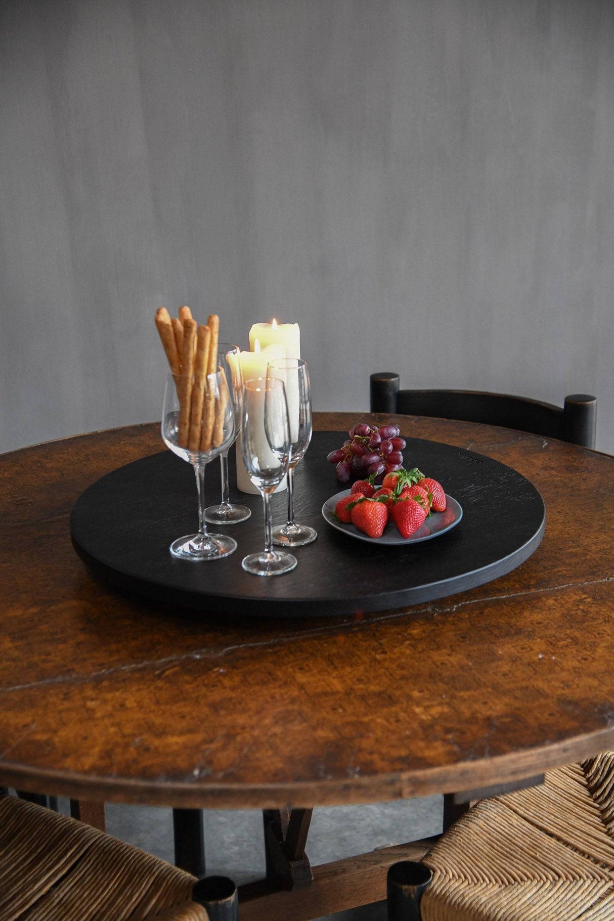 Draaiplateau 60 cm - COOKX - Zwart