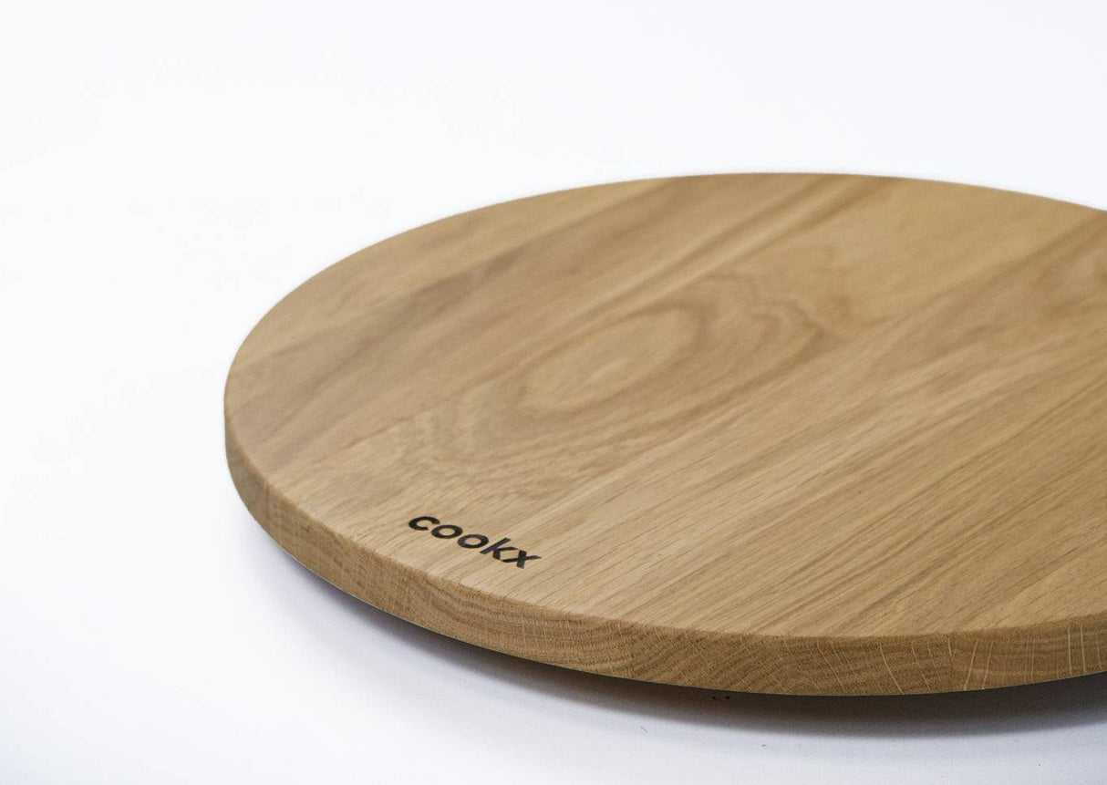 Plateau tournant en chêne M - 50 cm