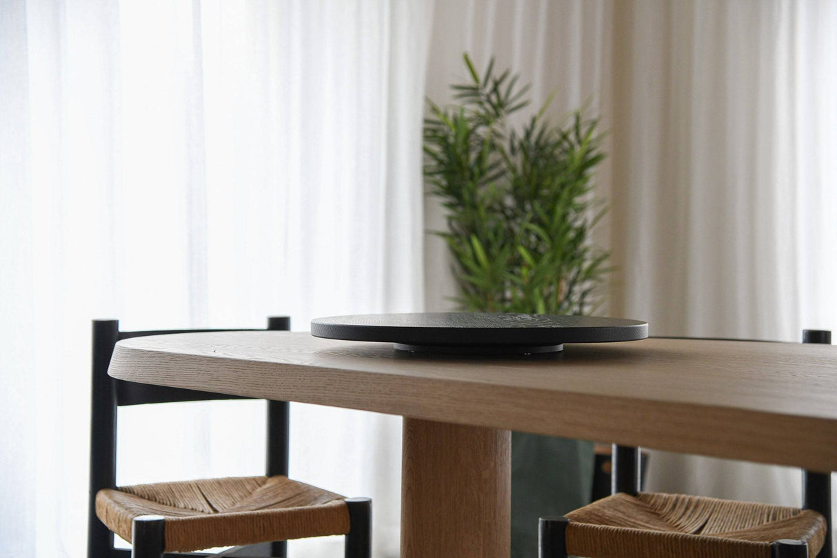 Plateau tournant en chêne M - 50 cm
