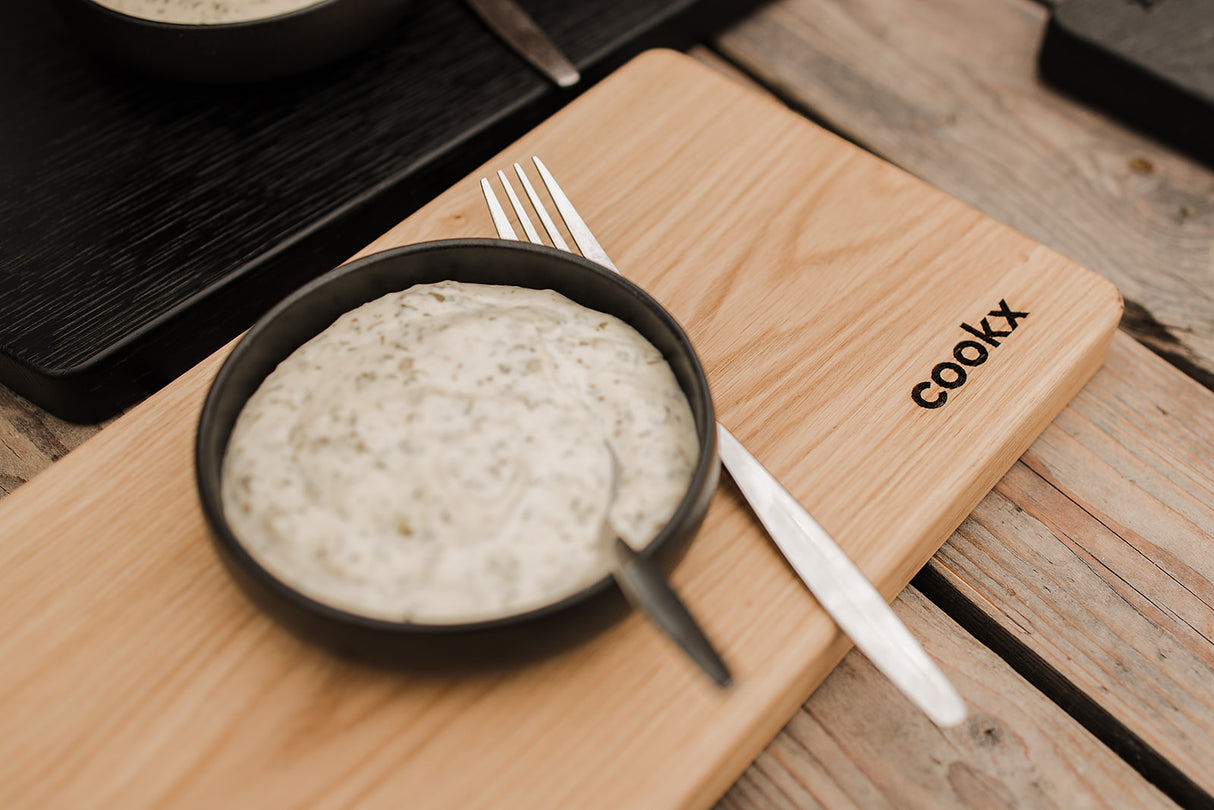 Eiken Serveerplank - Nature White - Maat L - COOKX