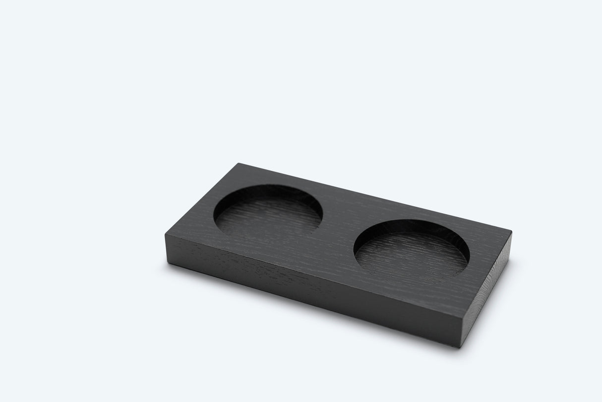 Peper- en zout - Bakje/ Tray - Eikenhout - Nature of zwart