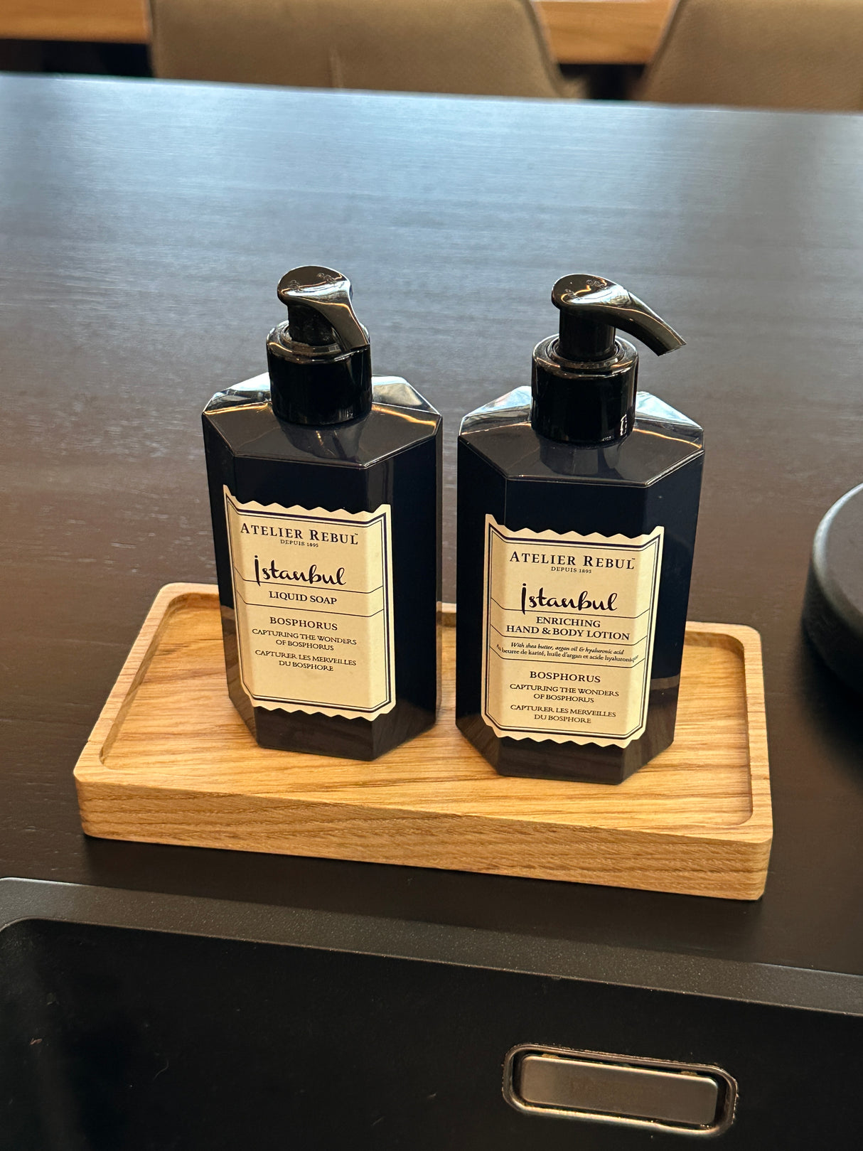 Mini Zeepbakje/Plateautje - Massief Eikenhout - Zwart of nature white