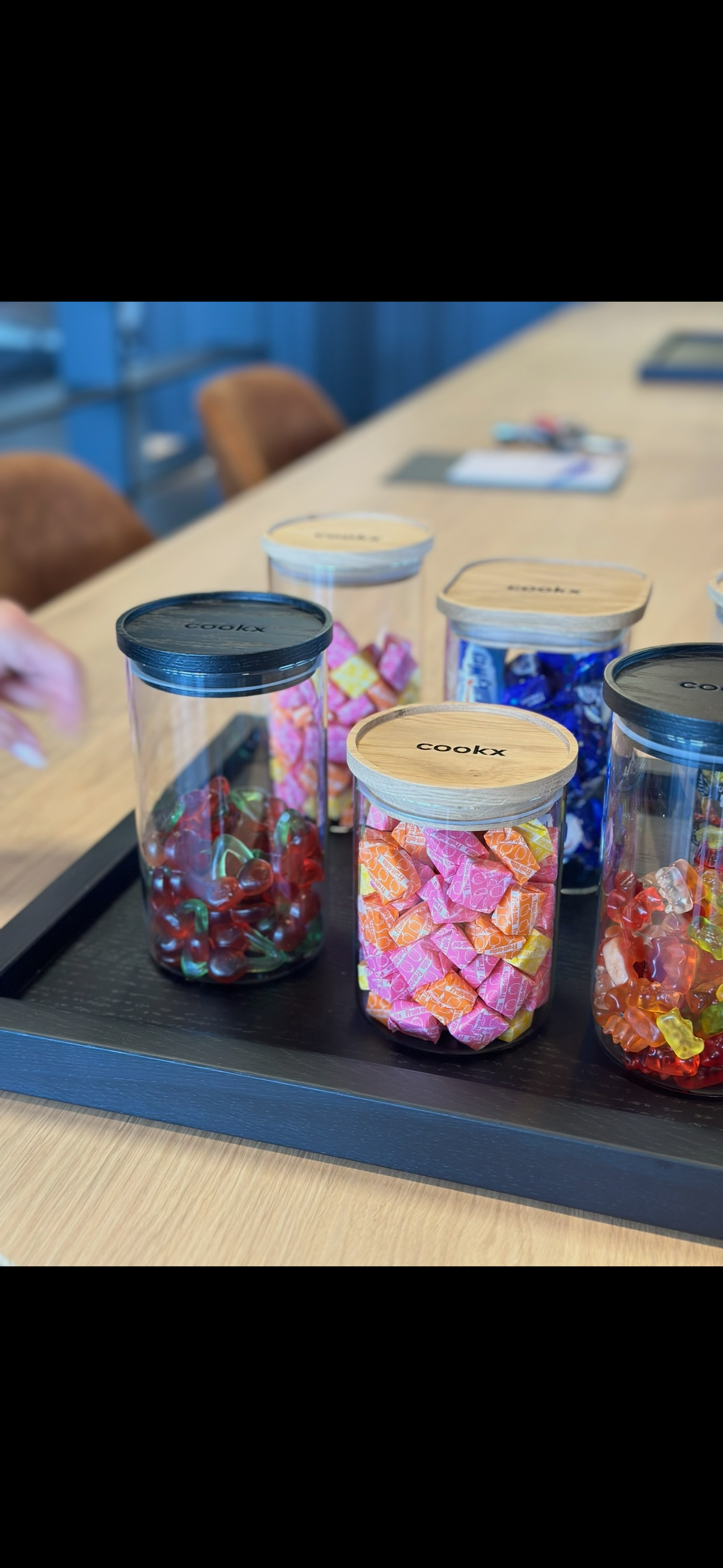 Voorraadpot/Bewaarpot - Rond model - Maat S, M, L - Zwart of nature