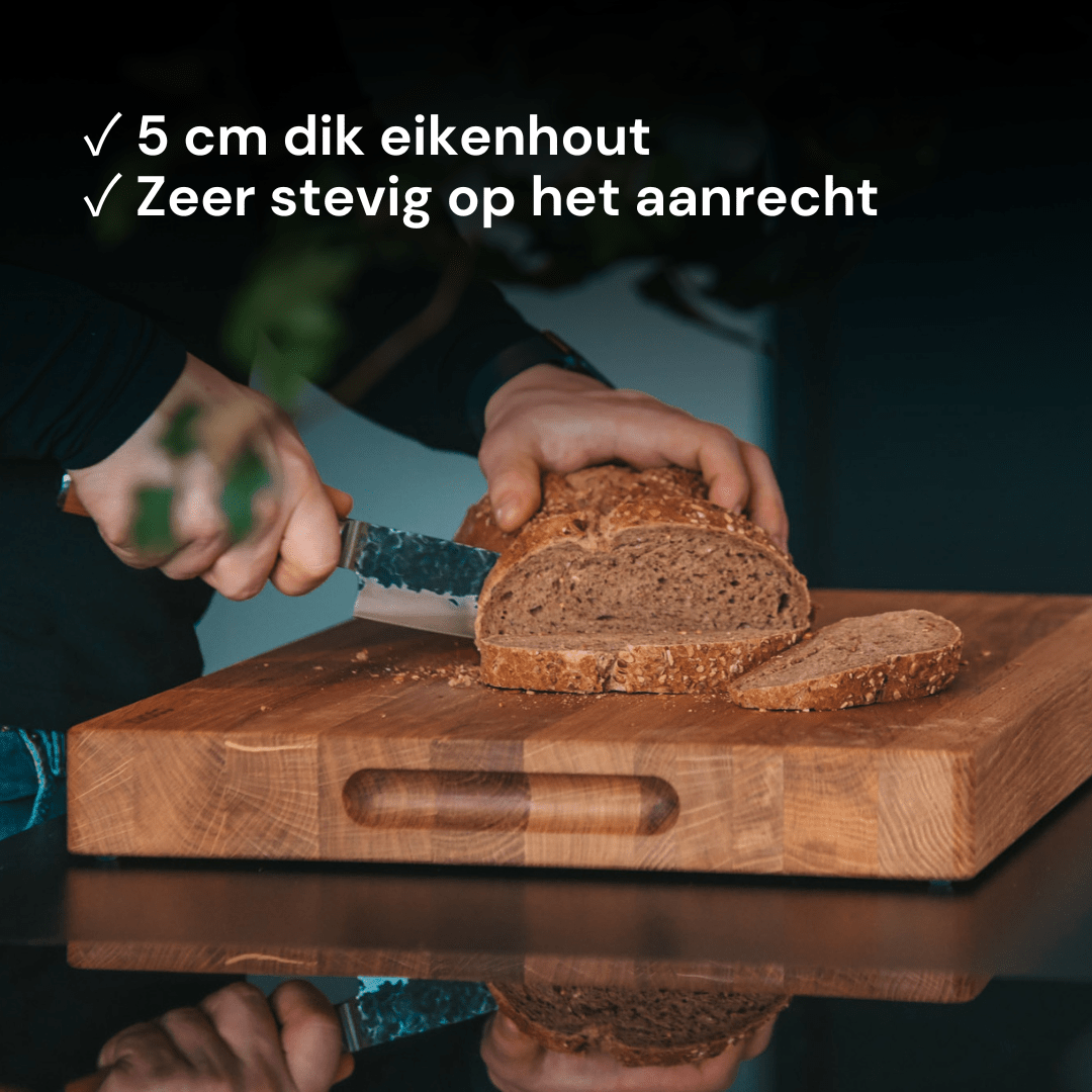 Hakblok Eikenhout - Extra groot model - Behandeld met Foodcare oil