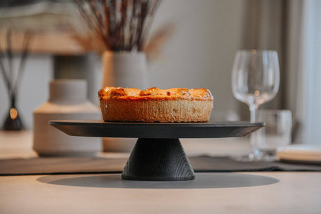 Oak Cake Platter - Foodstand - Matte Black