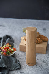 Salt and Pepper Mill Set - 100% oak wood - With CrushGrind® mechanism