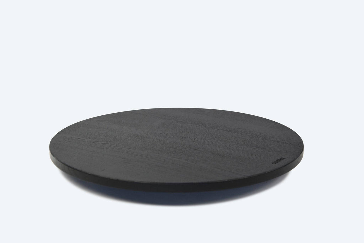Eiken draaiplateau L - 60 cm - Voor grote tafels - Zwart I COOKX